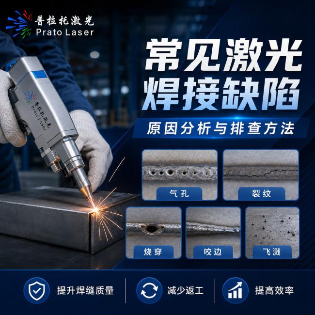 常见激光焊接缺陷及排查方法